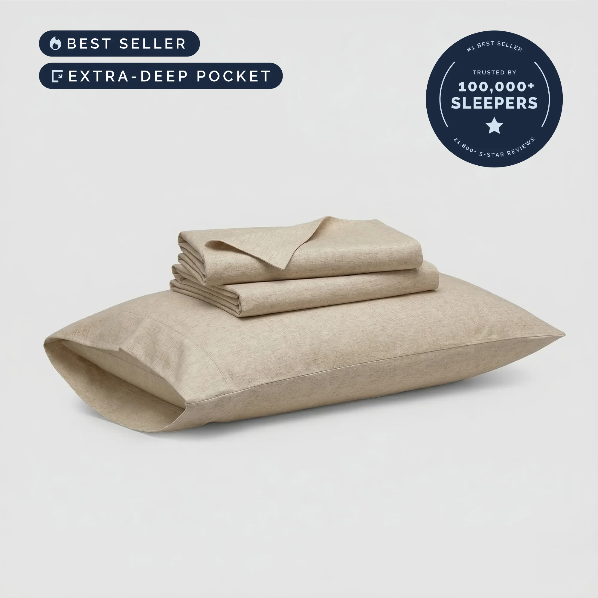 4 Piece Deep Pocket Sheet Set - Image 126