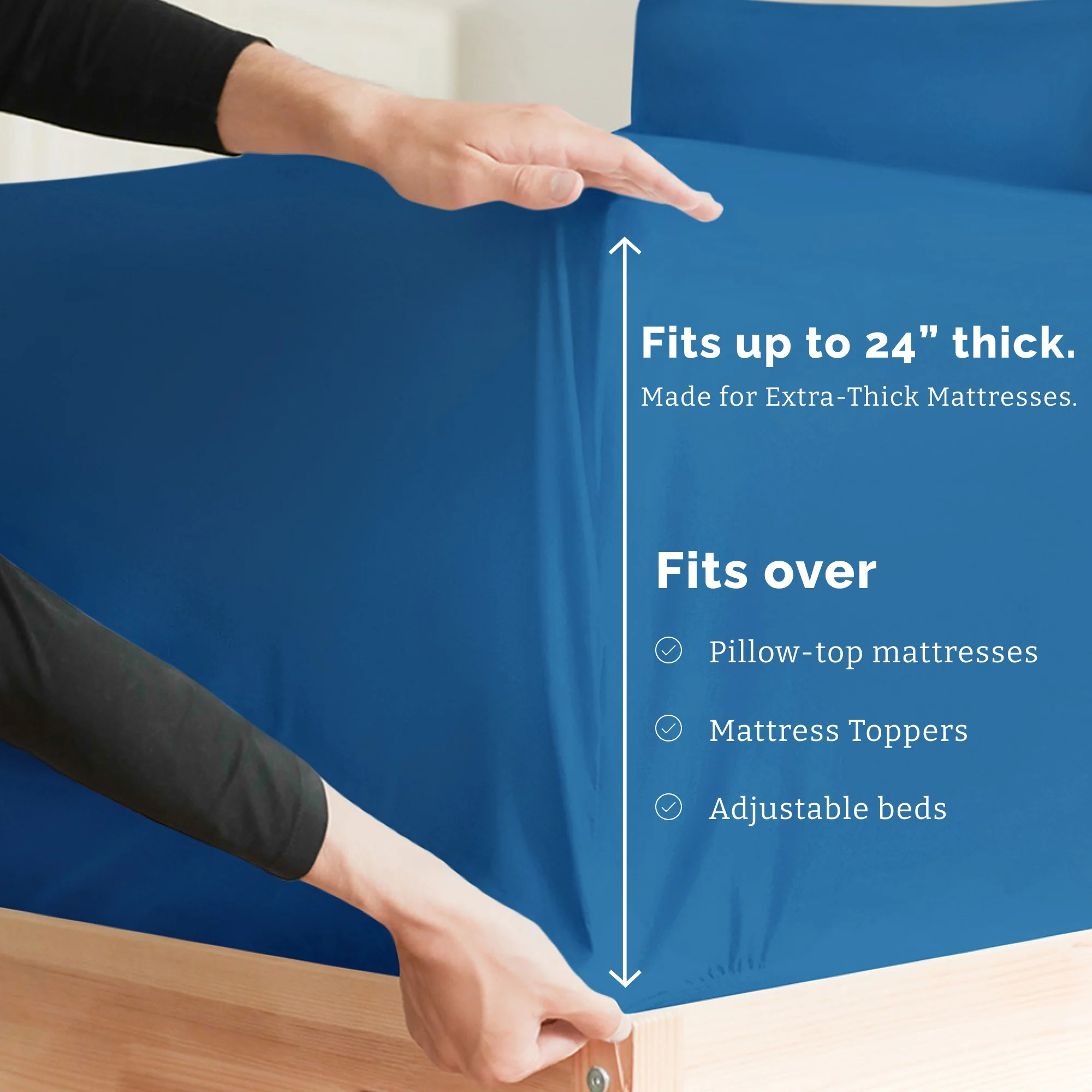 4 Piece Deep Pocket Sheet Set - Image 51
