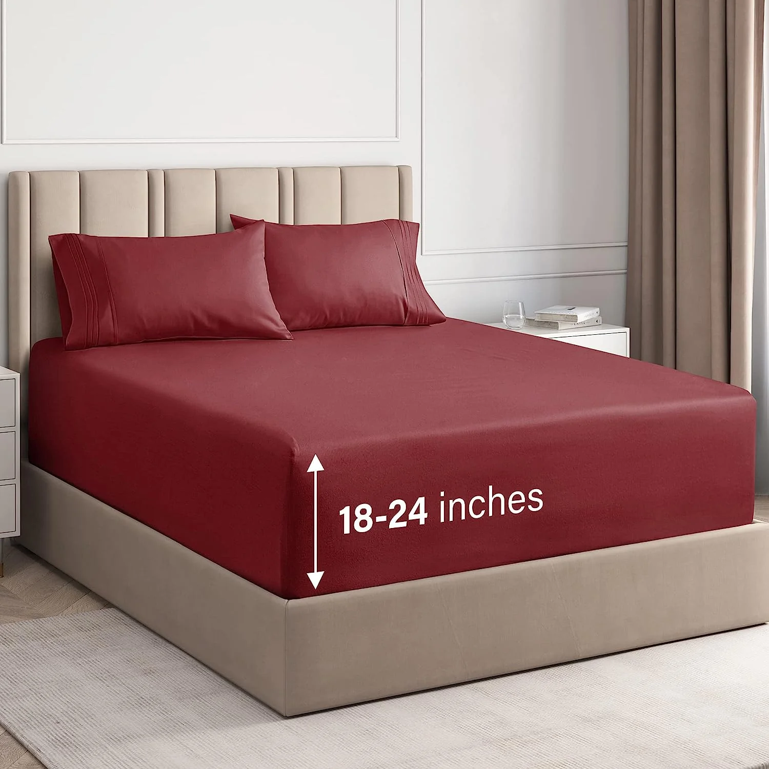 6 Piece Deep Pocket Sheet Set - Image 16