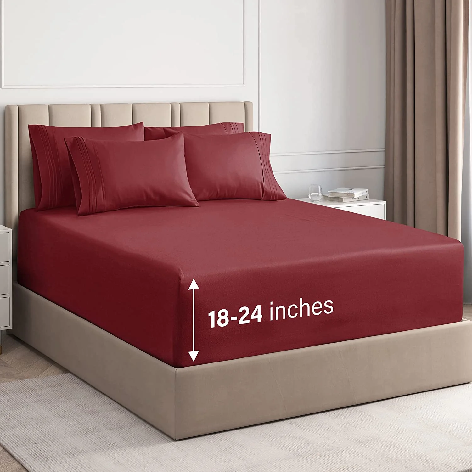 6 Piece Deep Pocket Sheet Set - Image 30