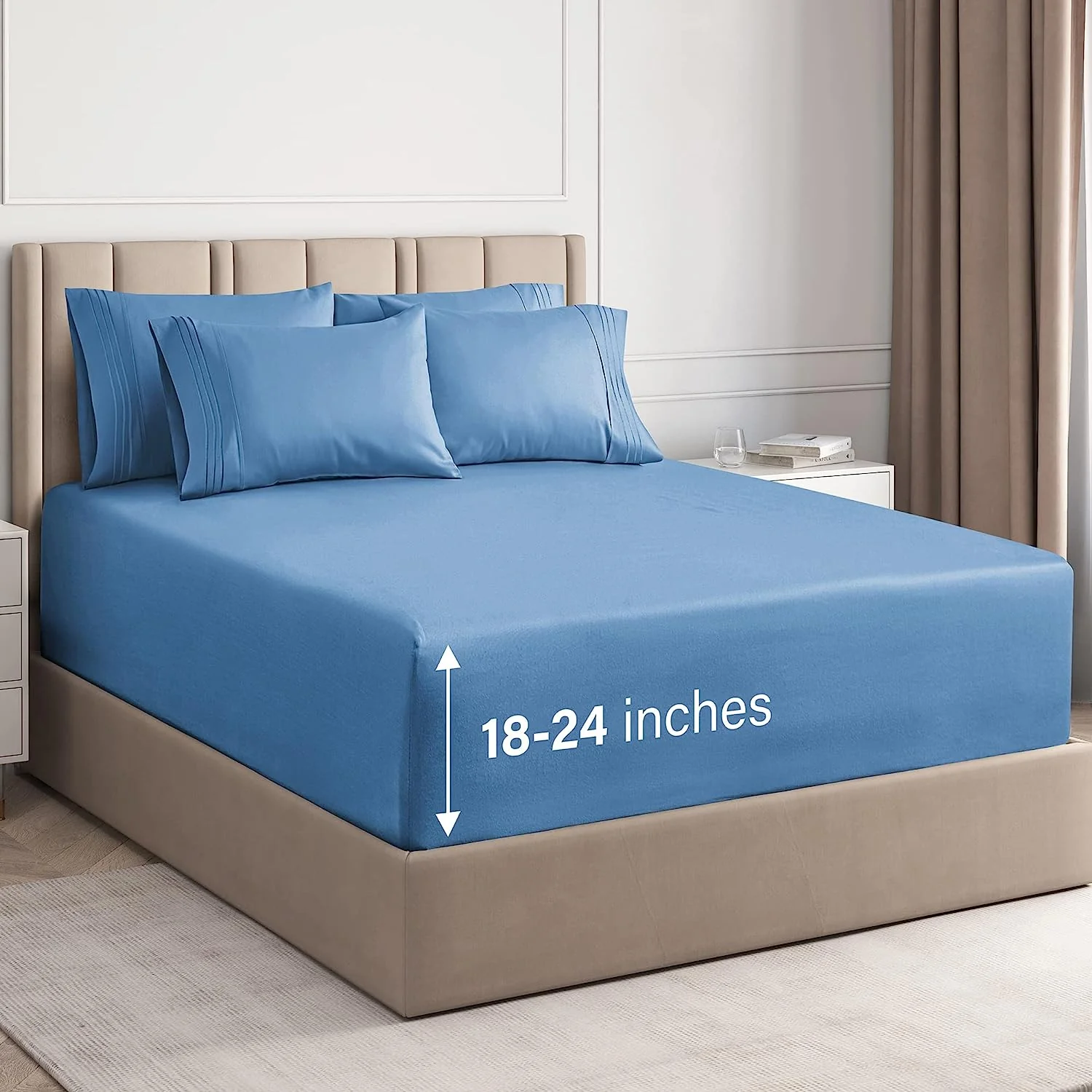 6 Piece Deep Pocket Sheet Set - Image 33