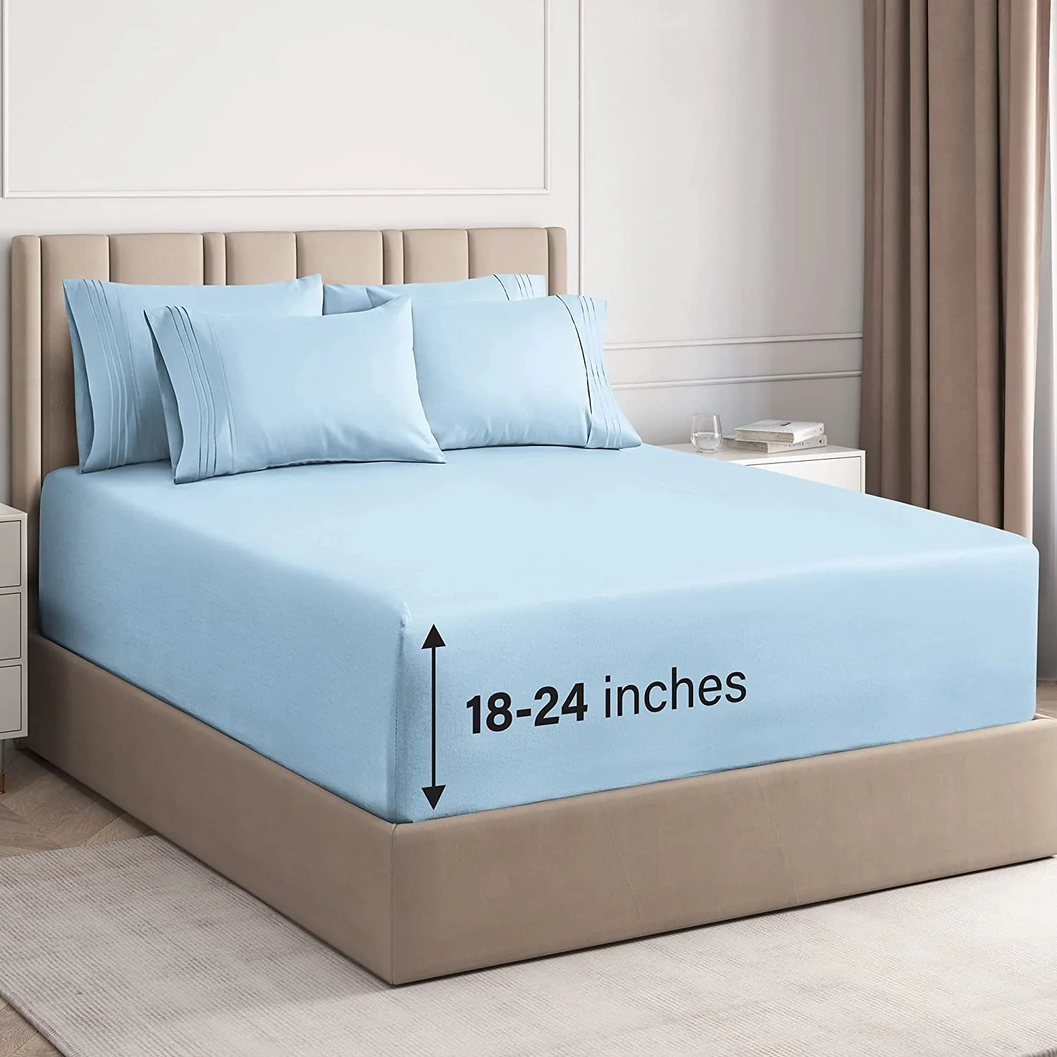 6 Piece Deep Pocket Sheet Set - Image 34