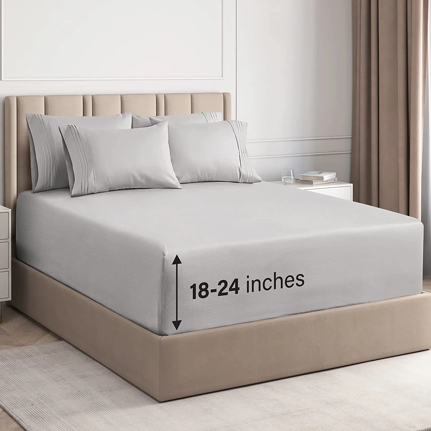 6 Piece Deep Pocket Sheet Set - Image 35