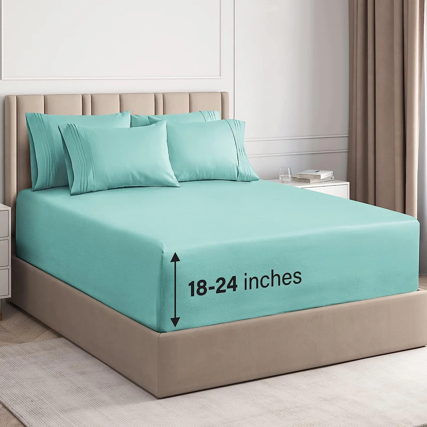 6 Piece Deep Pocket Sheet Set - Image 39