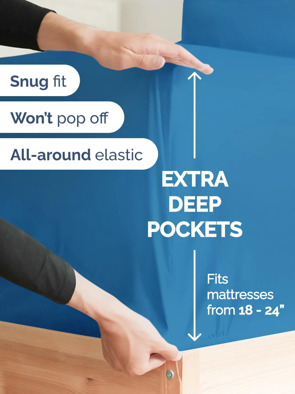 6 Piece Deep Pocket Sheet Set - Image 57