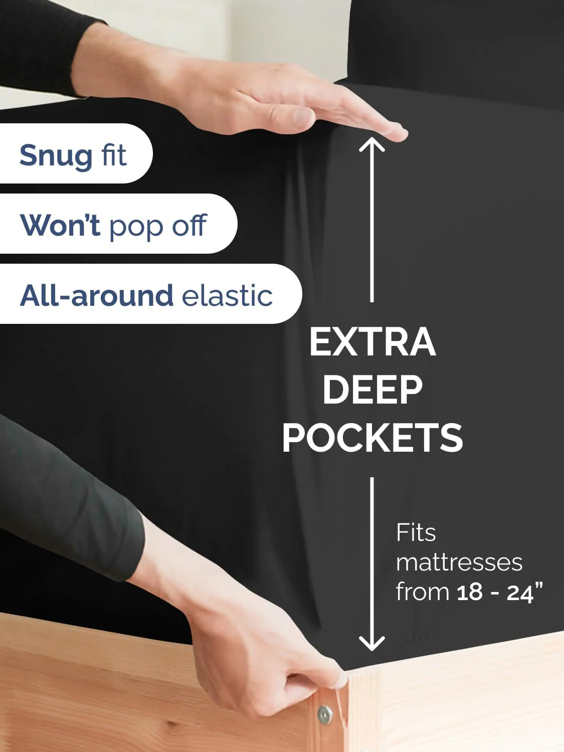 6 Piece Deep Pocket Sheet Set - Image 67