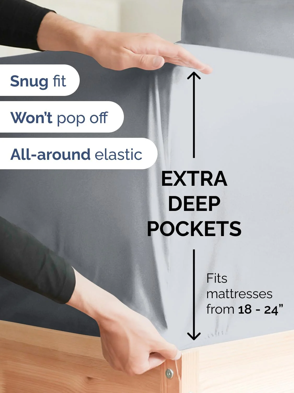 6 Piece Deep Pocket Sheet Set - Image 71