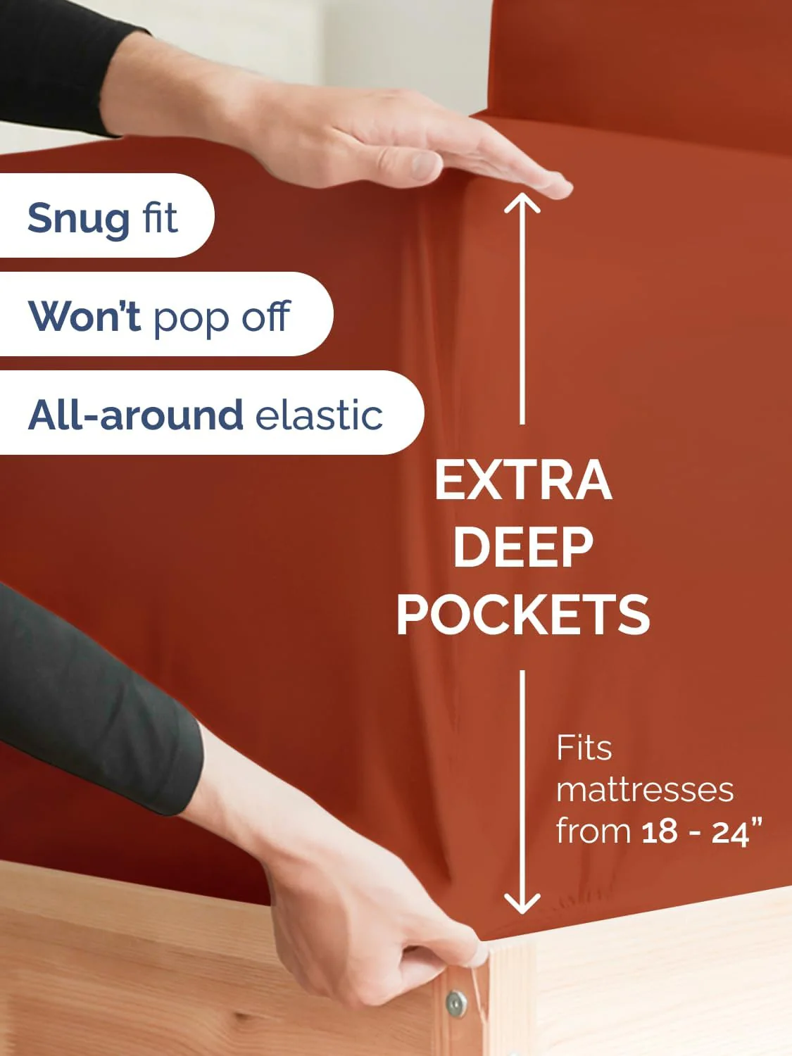 6 Piece Deep Pocket Sheet Set - Image 75