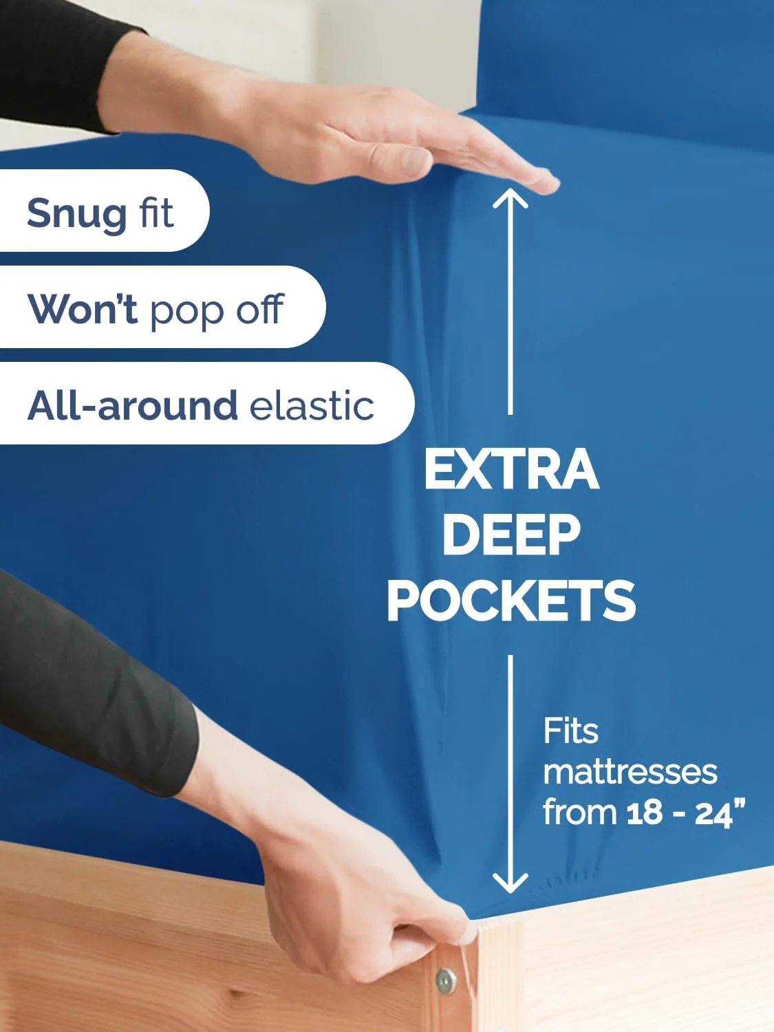 6 Piece Deep Pocket Sheet Set - Image 77