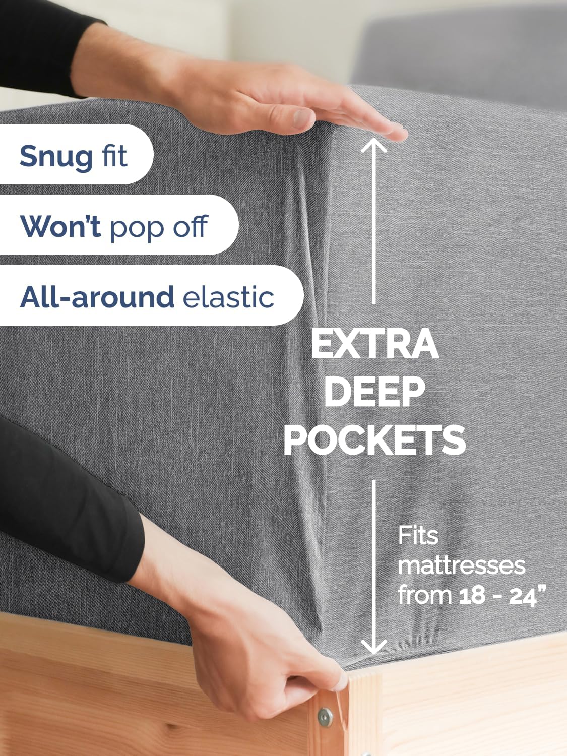 6 Piece Deep Pocket Sheet Set - Image 83