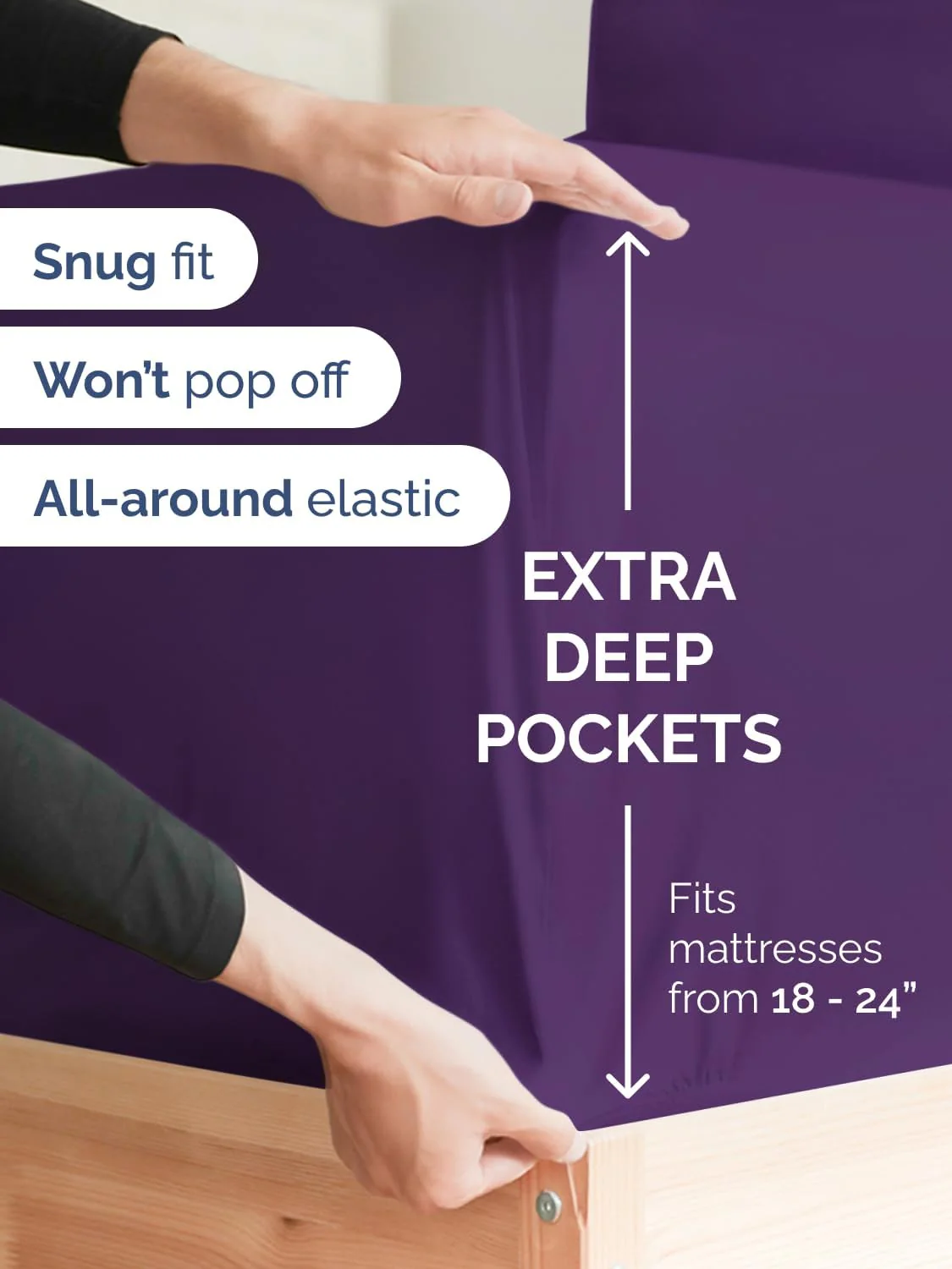 6 Piece Deep Pocket Sheet Set - Image 95
