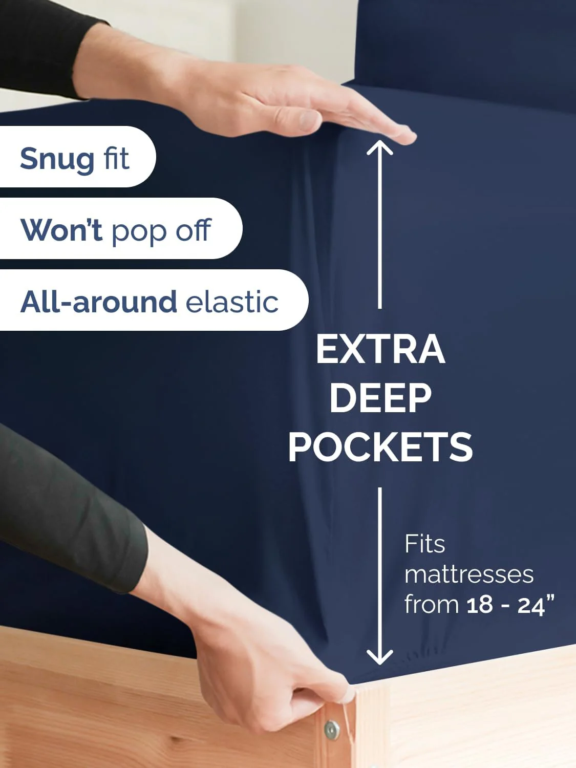 6 Piece Deep Pocket Sheet Set - Image 97