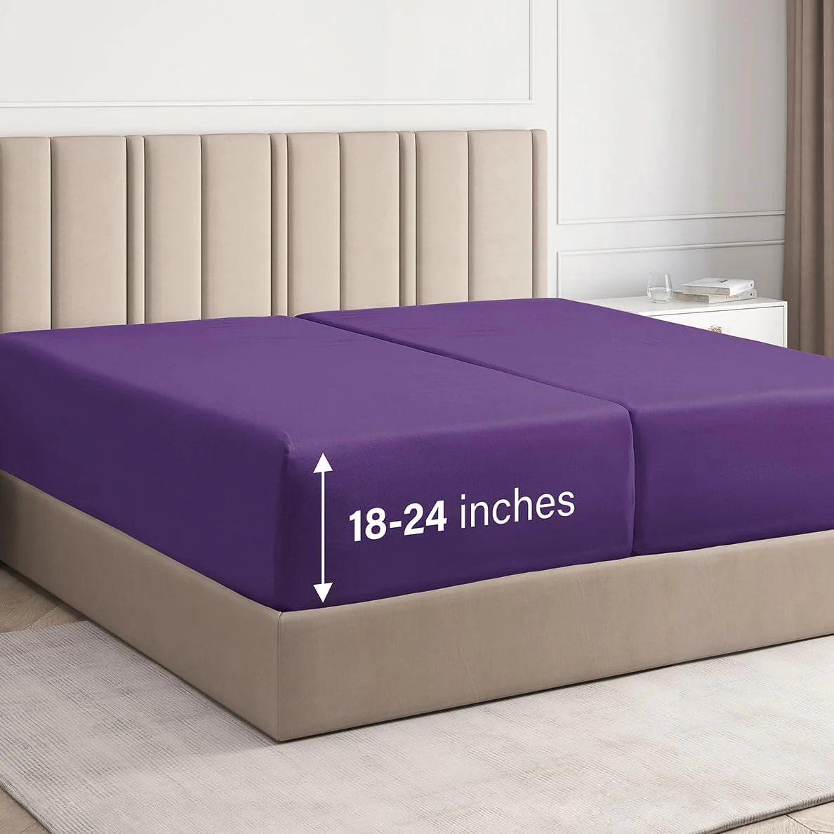 Deep Pocket Single Fitted Sheet - Image 3