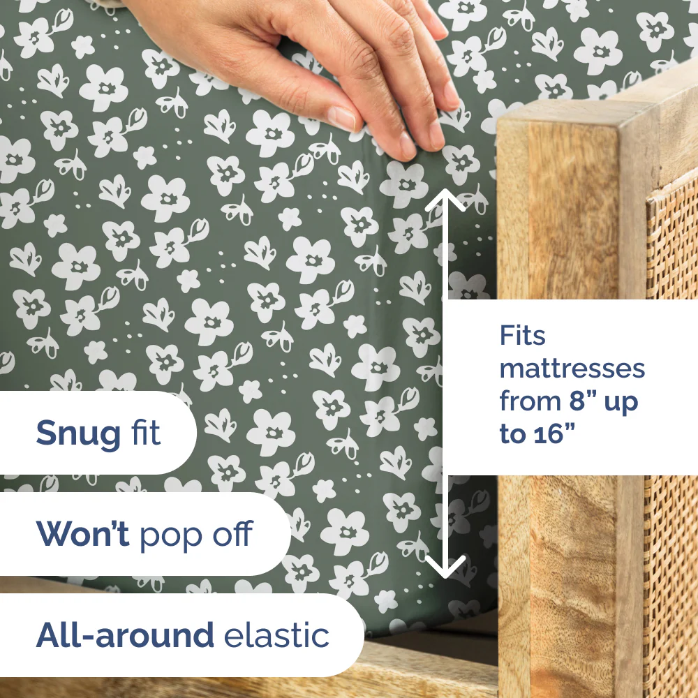 4 Piece Floral Sheet Set - Image 62