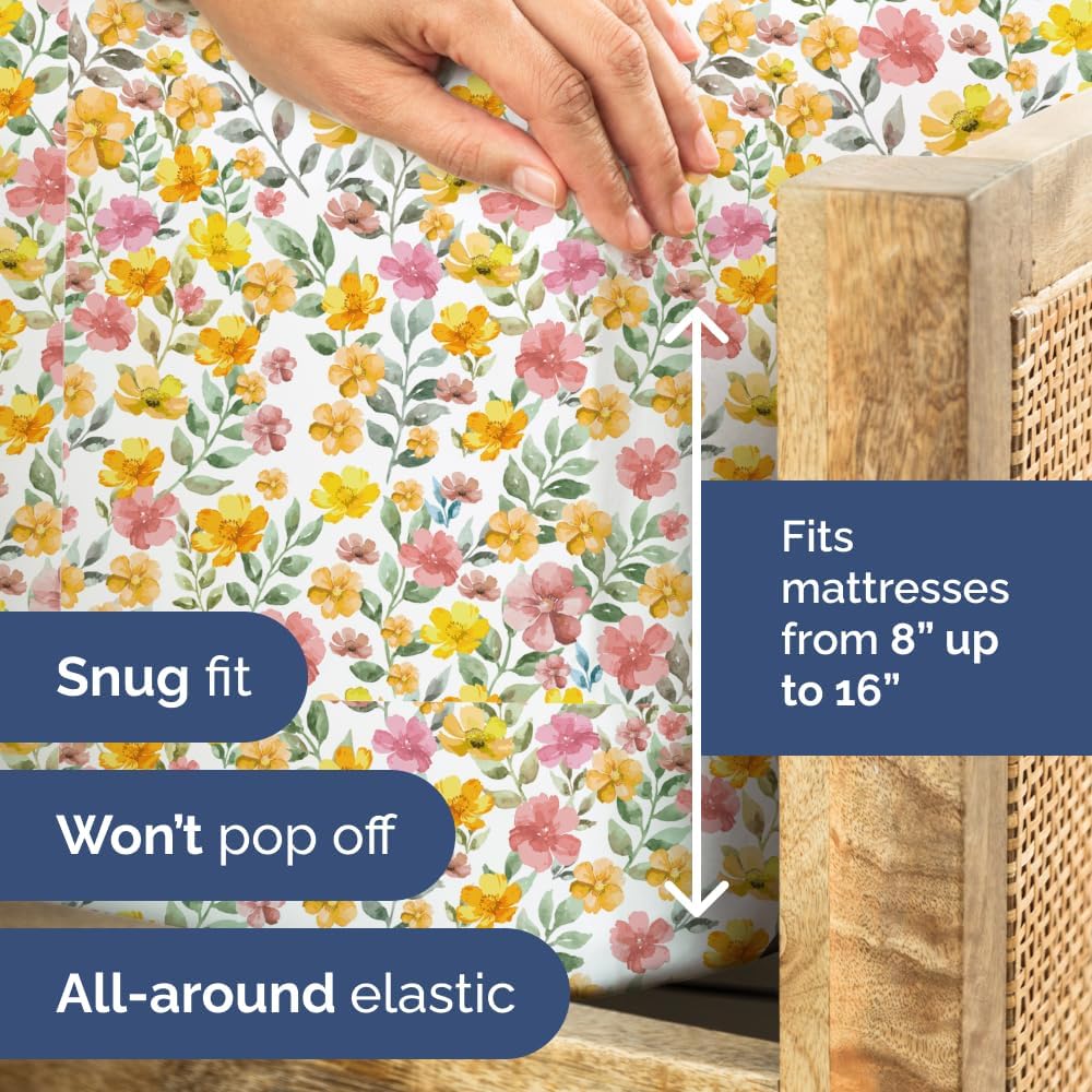 4 Piece Floral Sheet Set - Image 89