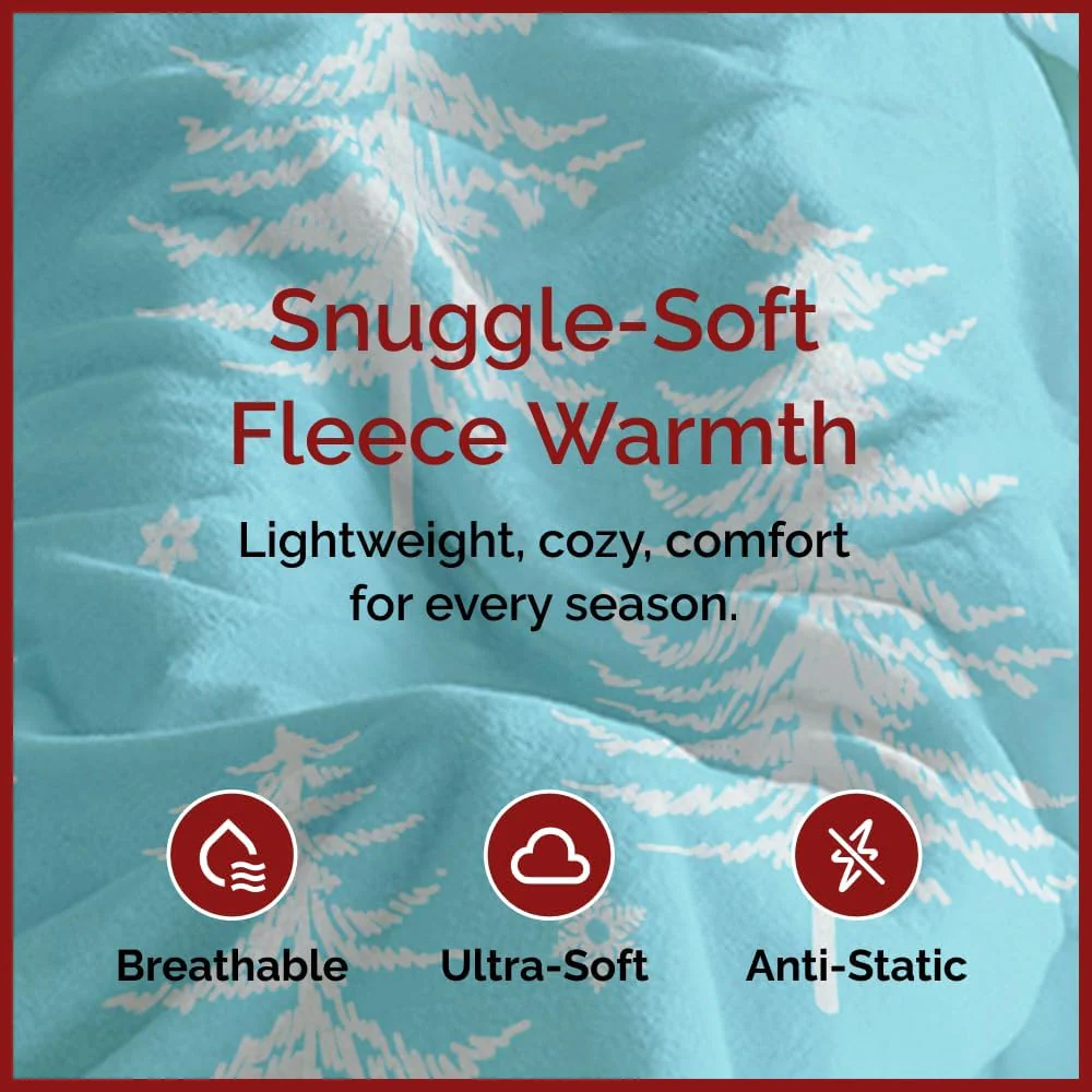 Christmas Printed Flannel Blanket - Image 20