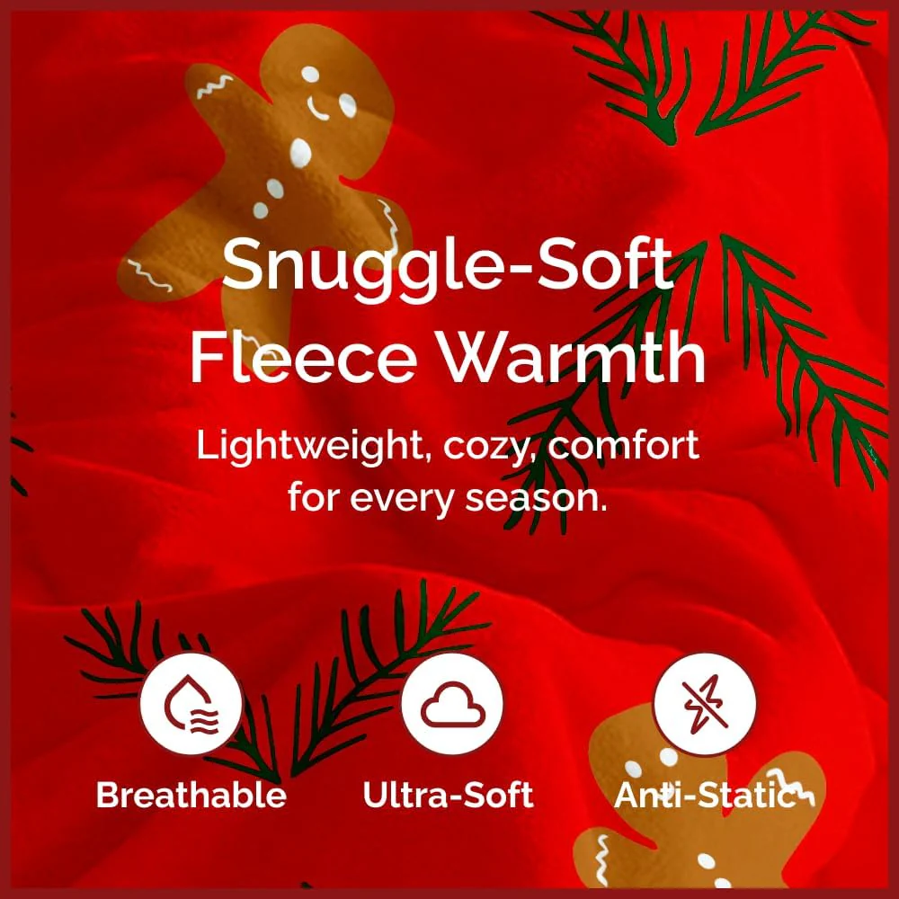 Christmas Printed Flannel Blanket - Image 30