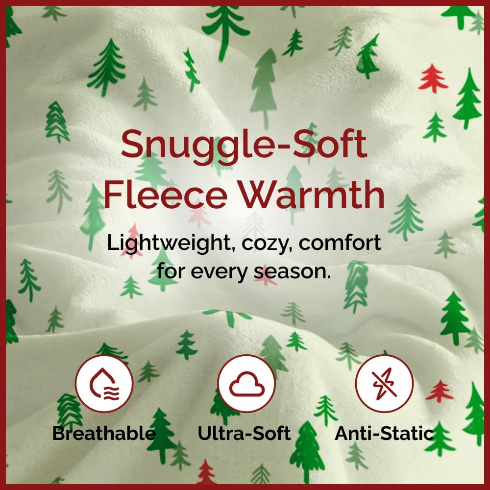 Christmas Printed Flannel Blanket - Image 40