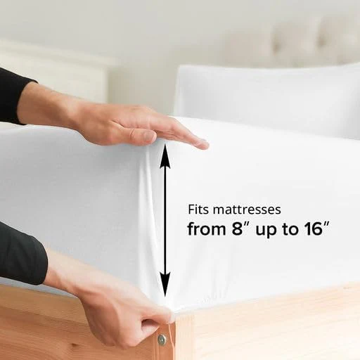 Cotton 1000 Thread Count 4 Piece Sheet Set - Image 15