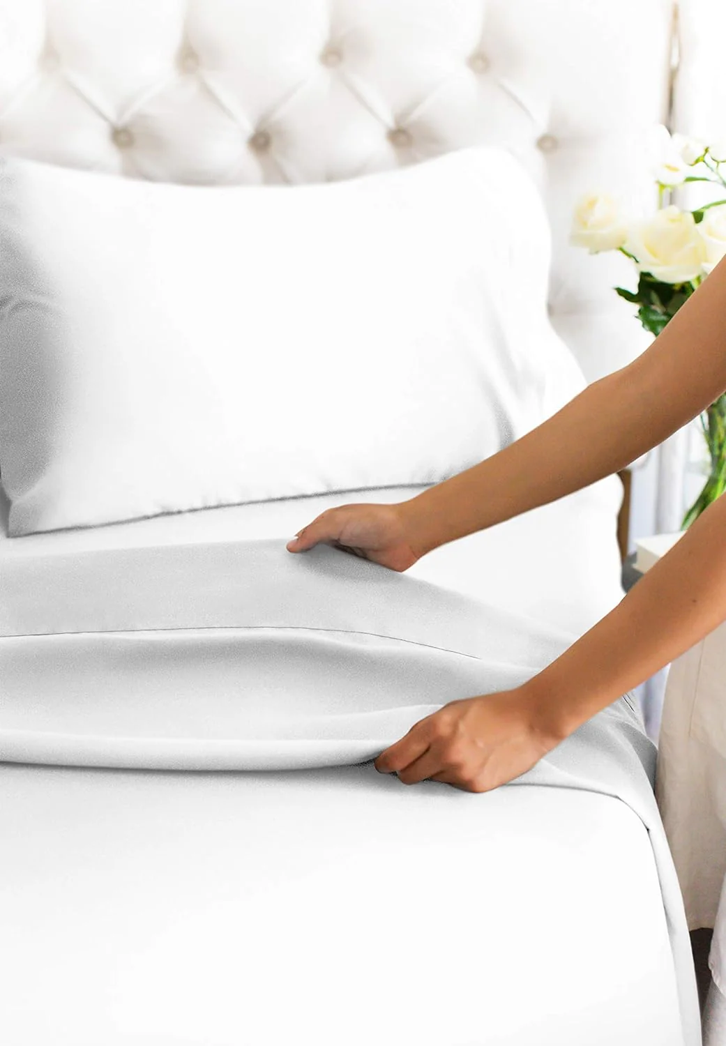 Cotton 1000 Thread Count 4 Piece Sheet Set - Image 17
