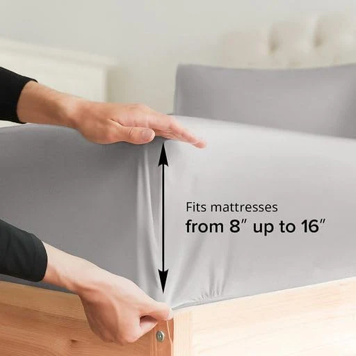 Cotton 1000 Thread Count 4 Piece Sheet Set - Image 8