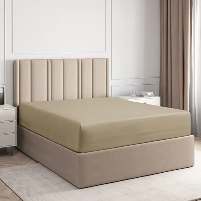 Cotton 400 Thread Count Standard Single Fitted Sheet - Image 21