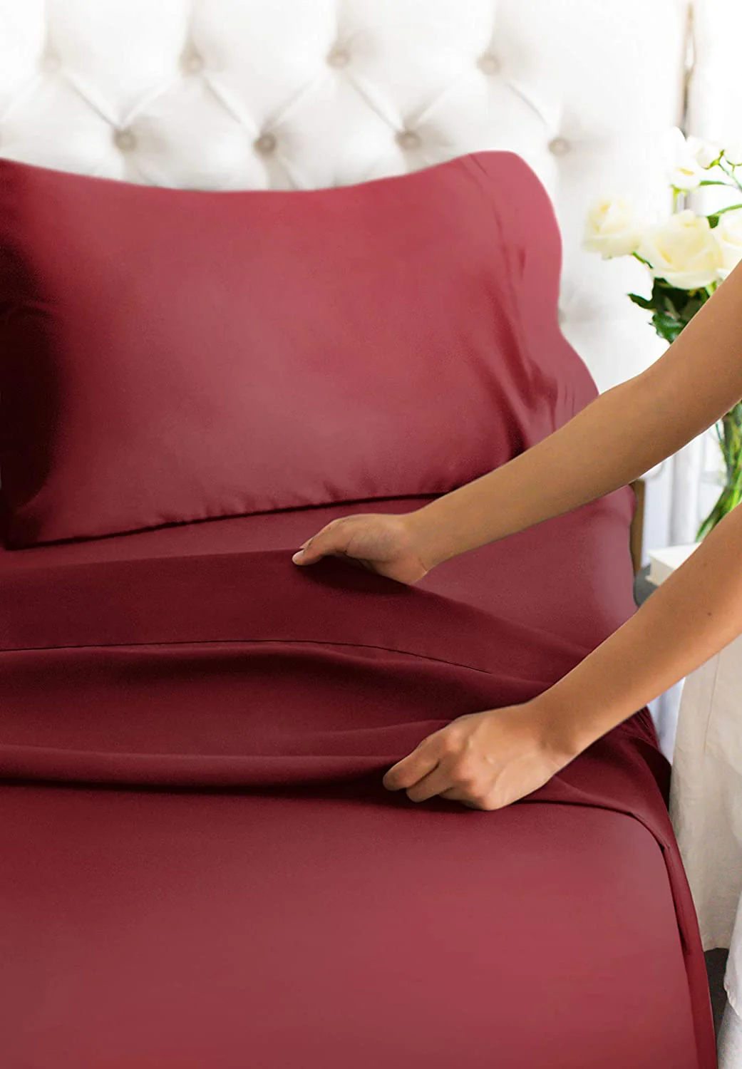 Cotton 400 Thread Count 4 Piece Sheet Set - Image 32