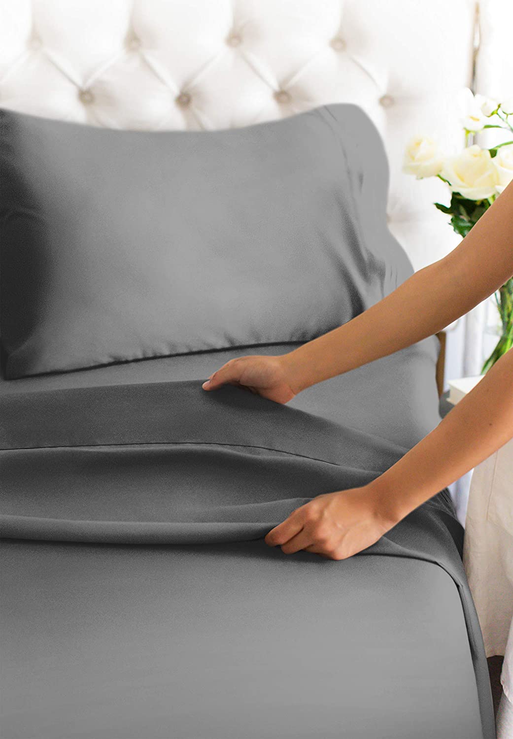 Cotton 400 Thread Count 4 Piece Sheet Set - Image 38
