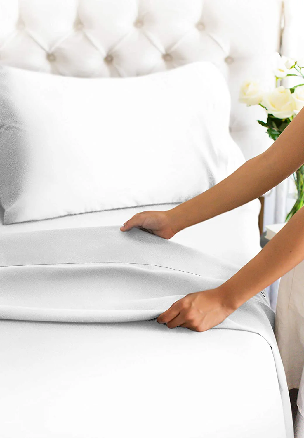 Cotton 400 Thread Count 4 Piece Sheet Set - Image 53