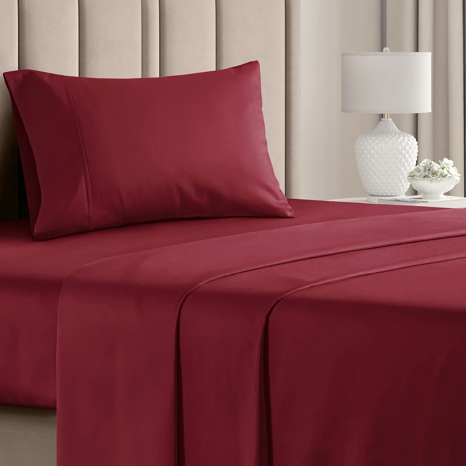 Cotton 400 Thread Count 4 Piece Sheet Set - Image 56