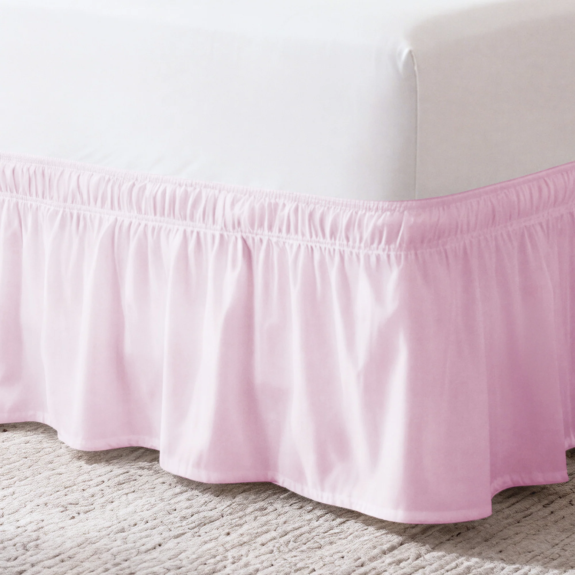 Ruffled Elastic Wrap Around Bedskirt - Image 60