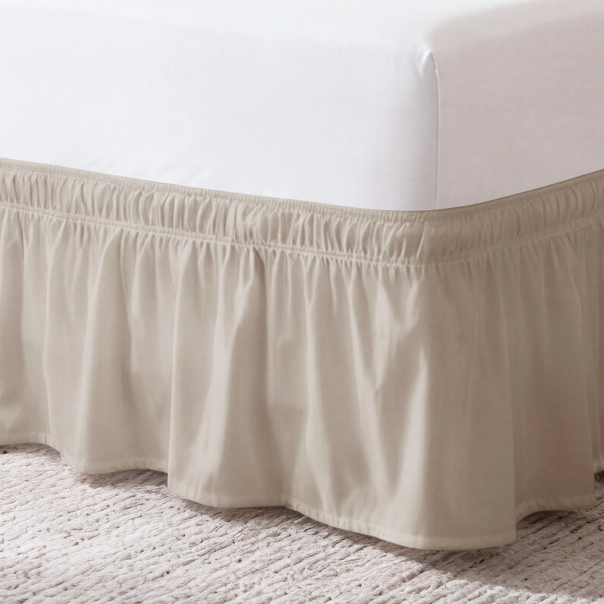 Ruffled Elastic Wrap Around Bedskirt - Image 140