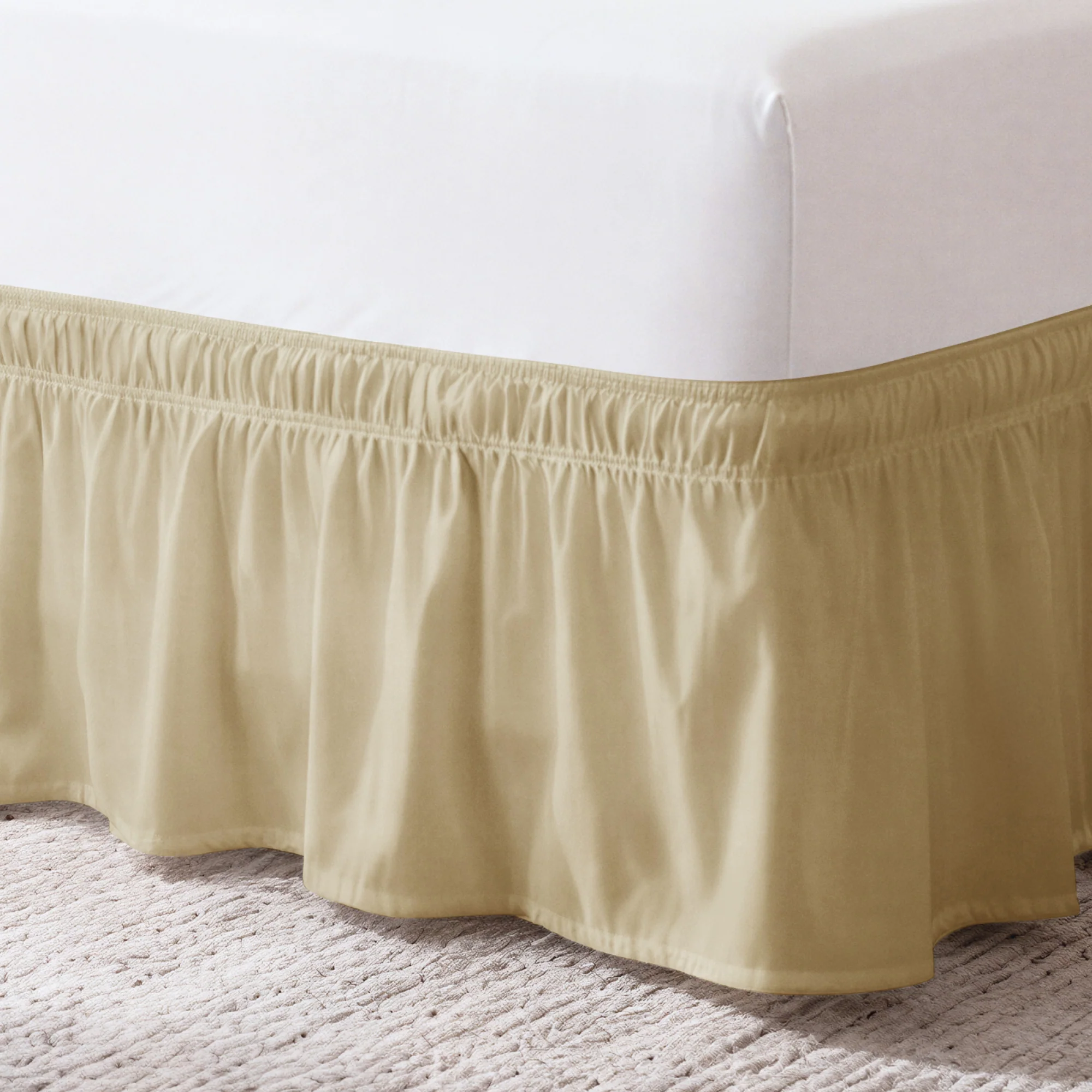 Ruffled Elastic Wrap Around Bedskirt - Image 112