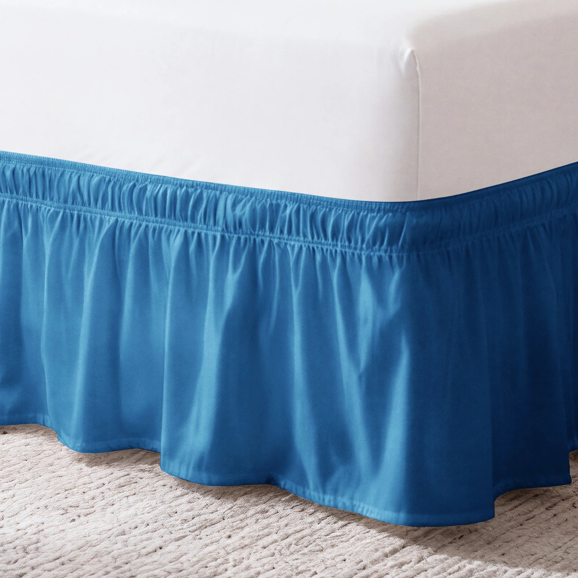 Ruffled Elastic Wrap Around Bedskirt - Image 78